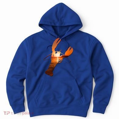 Lobster Lovers Silhouette Earth Day And Ocean Week Meaningful Gift Hoodie