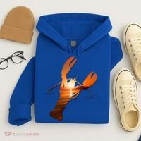 Lobster Lovers Silhouette Earth Day And Ocean Week Meaningful Gift Hoodie thumb 4