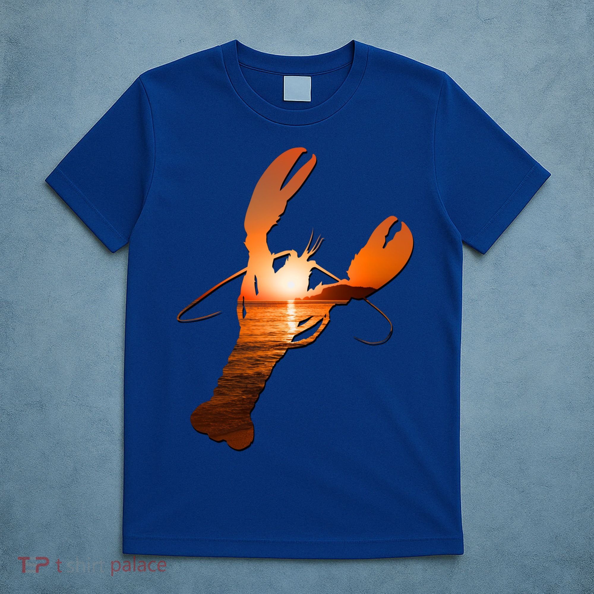 Lobster Lovers Silhouette Earth Day And Ocean Week Meaningful Gift T-Shirt