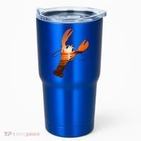 Lobster Lovers Silhouette Earth Day And Ocean Week Meaningful Gift Tumbler thumb 0