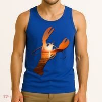 Lobster Lovers Silhouette Earth Day And Ocean Week Meaningful Gift Tank Top thumb 3