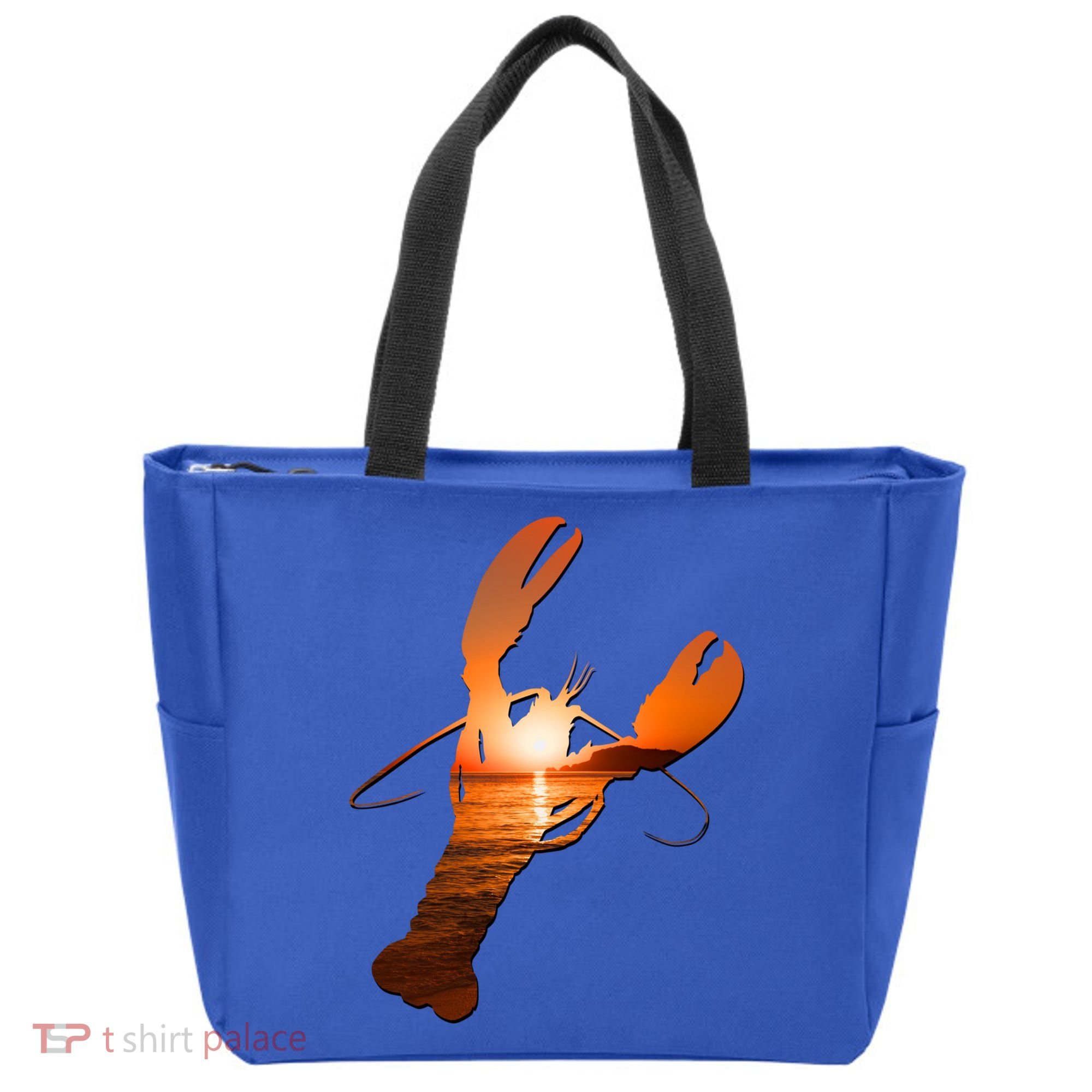 Lobster Lovers Silhouette Earth Day And Ocean Week Meaningful Gift Tote Bag