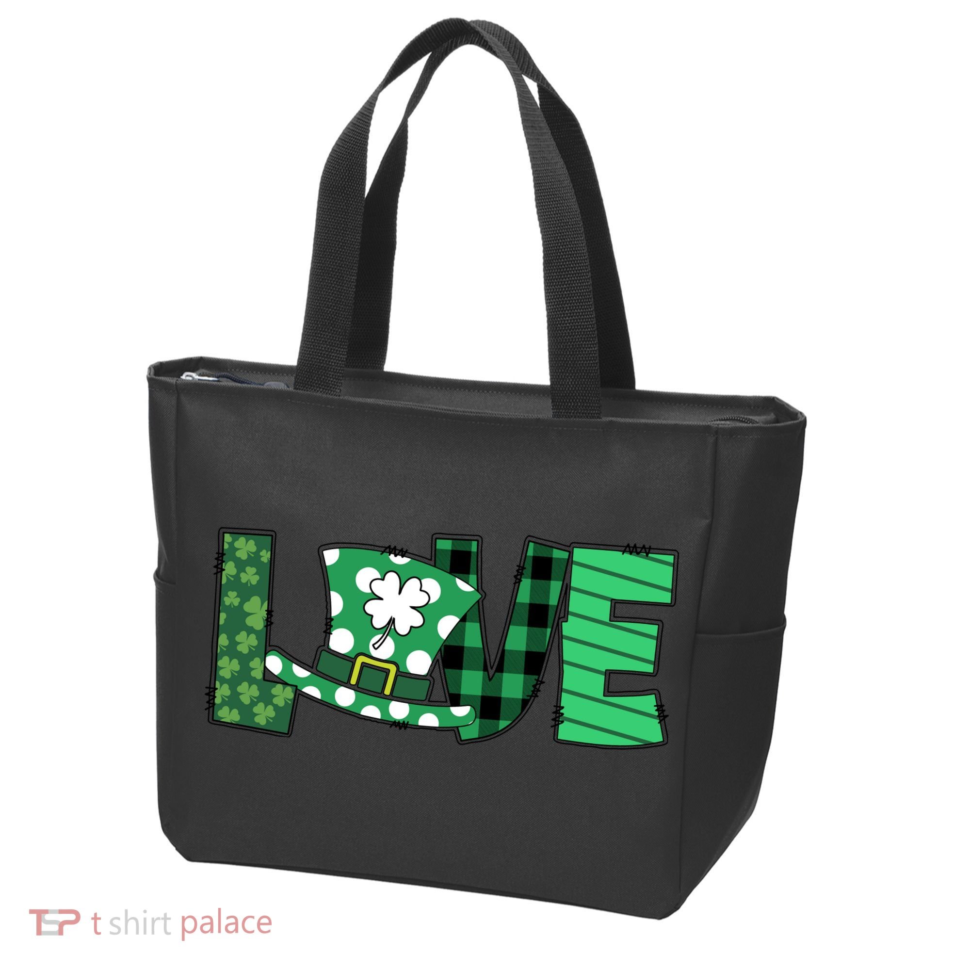 Love Leprechaun St Patricks Day Gift Cute Shamrock Tote Bag