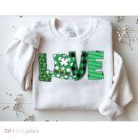 Love Leprechaun St Patricks Day Gift Cute Shamrock Sweatshirt thumb 2