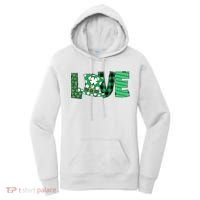 Love Leprechaun St Patricks Day Gift Cute Shamrock Women's Hoodie thumb 0