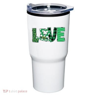 Love Leprechaun St Patricks Day Gift Cute Shamrock Tumbler