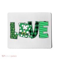 Love Leprechaun St Patricks Day Gift Cute Shamrock Mousepad thumb 0