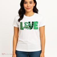 Love Leprechaun St Patricks Day Gift Cute Shamrock Women's T-Shirt thumb 4