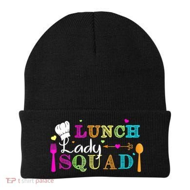 Lunch Lady Squad Cafeteria Worker Teacher Appreciation Beanie