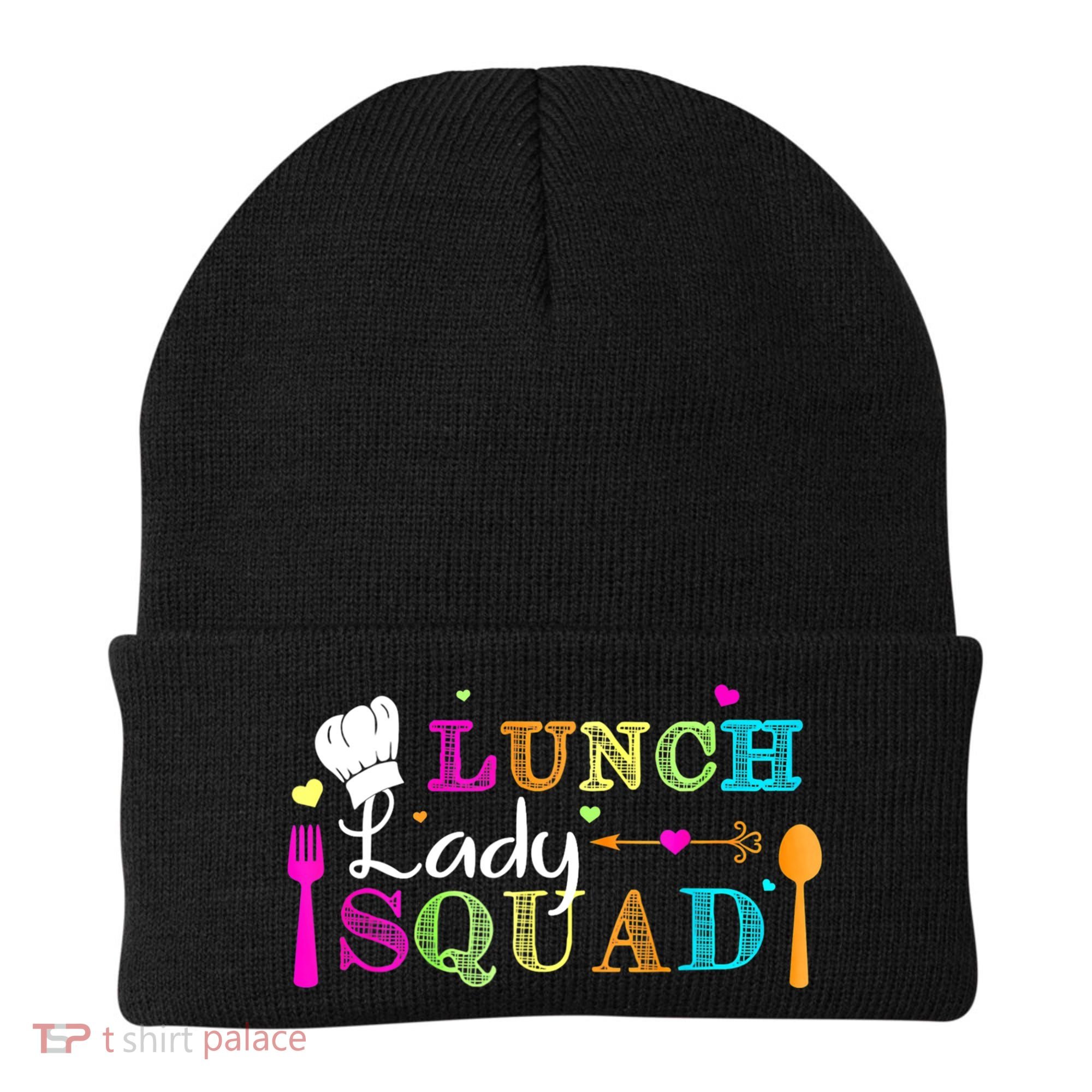 Lunch Lady Squad Cafeteria Worker Teacher Appreciation Beanie