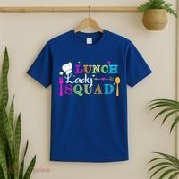 Lunch Lady Squad Cafeteria Worker Teacher Appreciation T-Shirt thumb 2