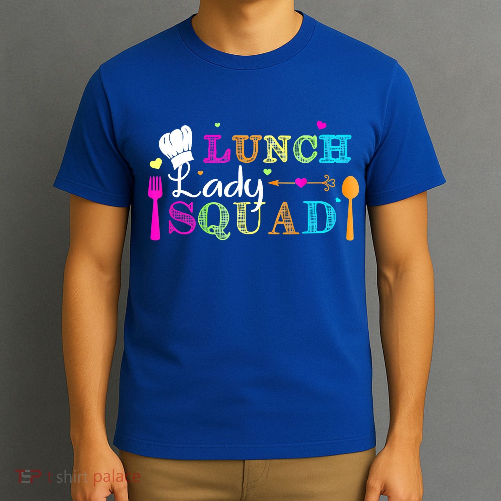 Lunch Lady Squad Cafeteria Worker Teacher Appreciation T-Shirt