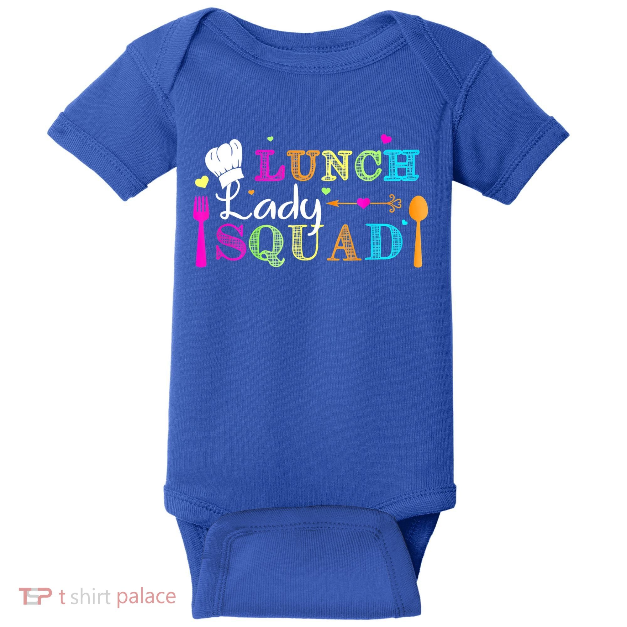 Lunch Lady Squad Cafeteria Worker Teacher Appreciation Baby Bodysuit