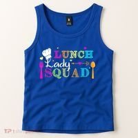 Lunch Lady Squad Cafeteria Worker Teacher Appreciation Tank Top thumb 2
