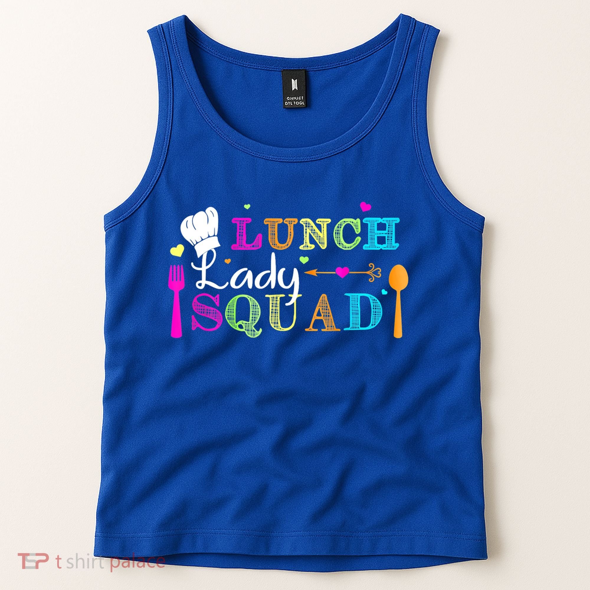 Lunch Lady Squad Cafeteria Worker Teacher Appreciation Tank Top