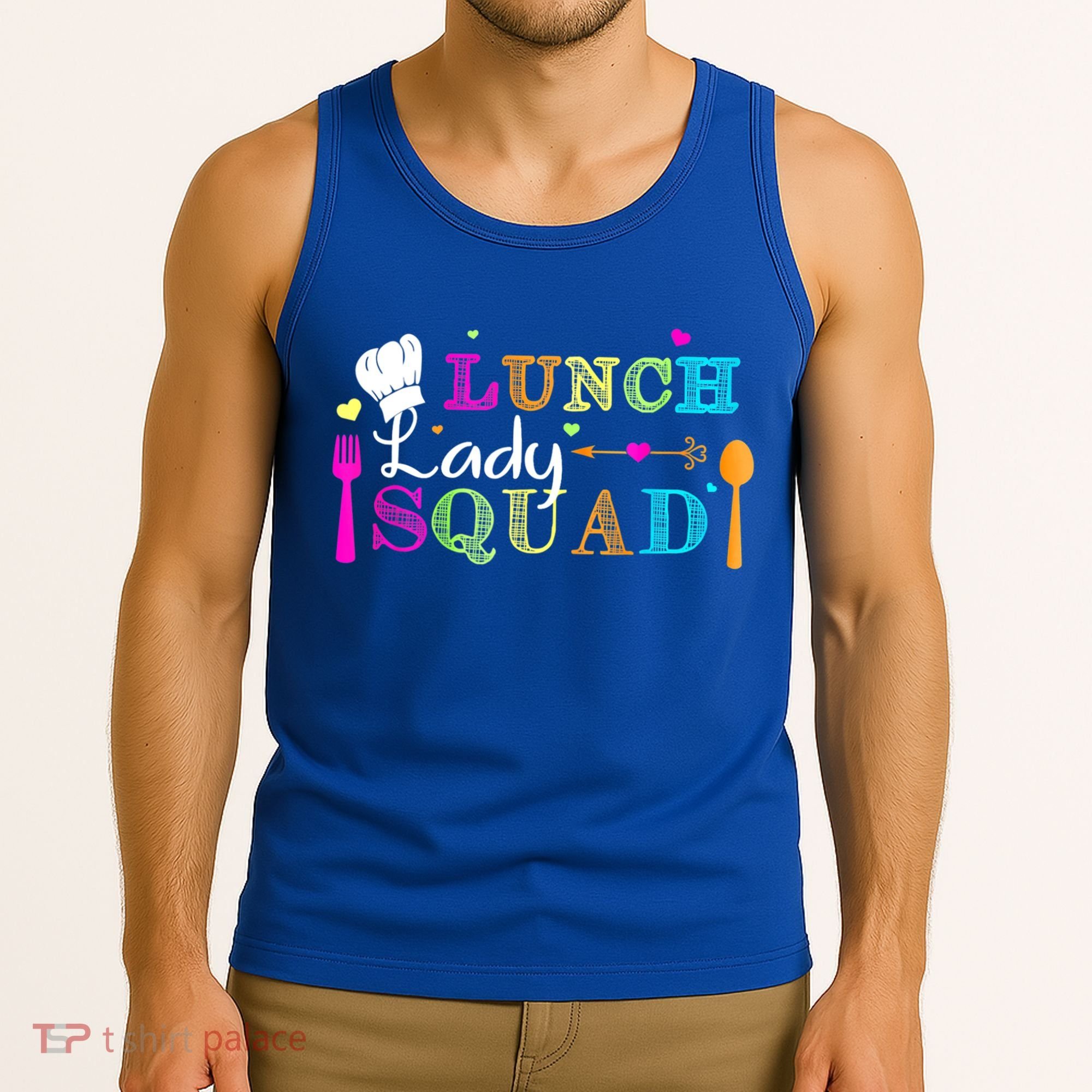 Lunch Lady Squad Cafeteria Worker Teacher Appreciation Tank Top