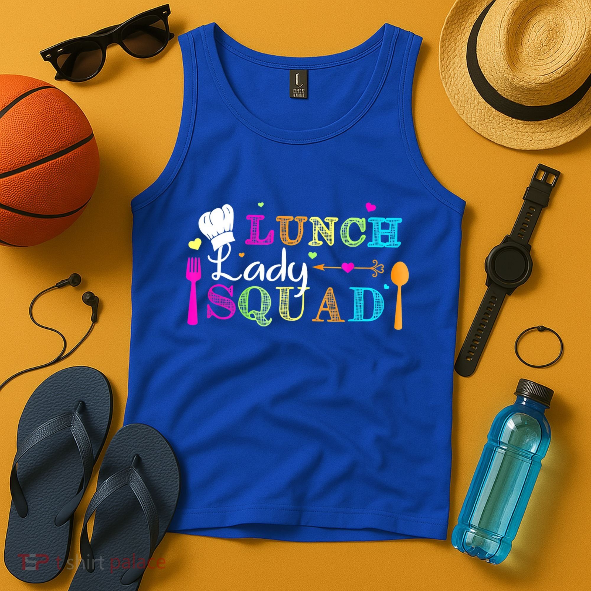 Lunch Lady Squad Cafeteria Worker Teacher Appreciation Tank Top
