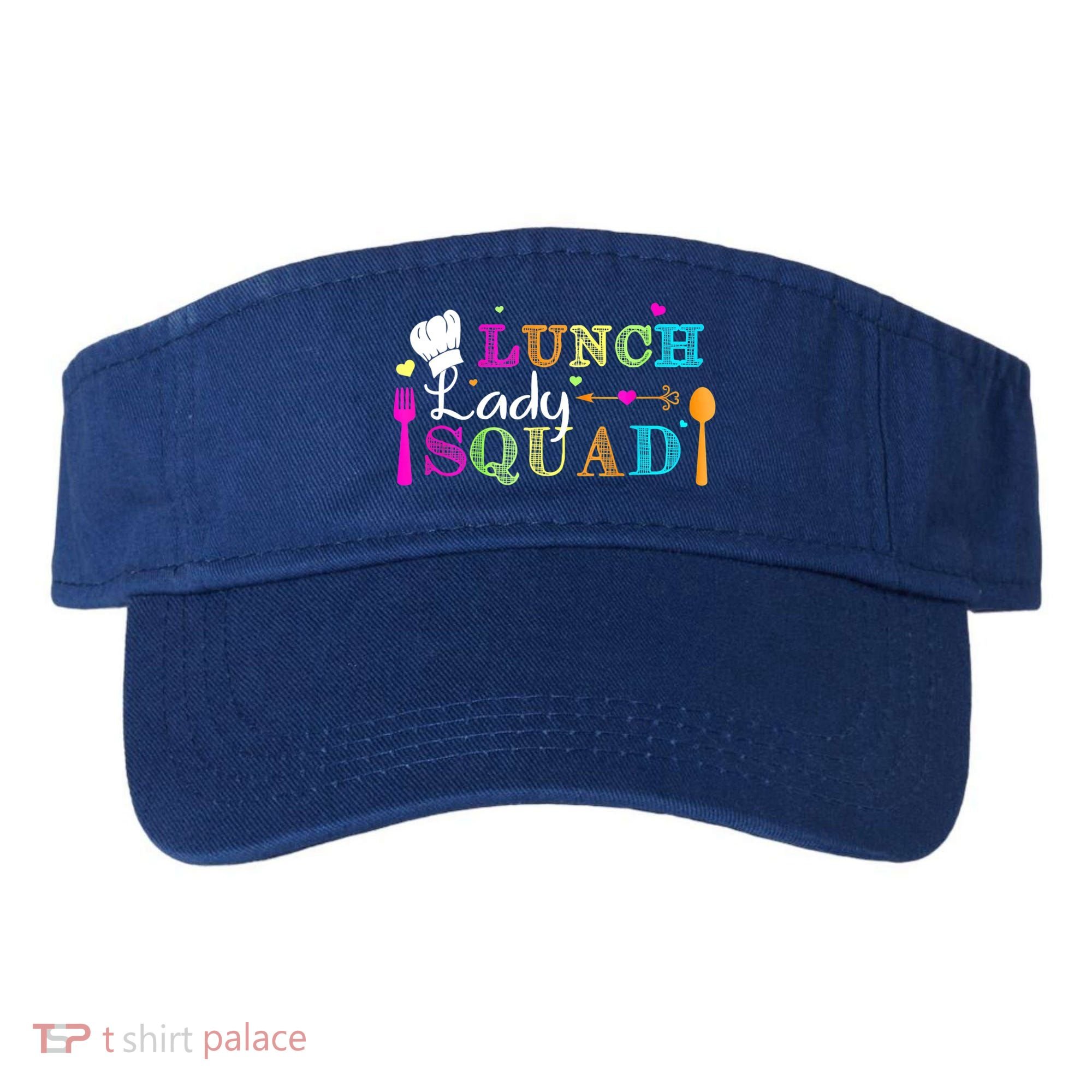 Lunch Lady Squad Cafeteria Worker Teacher Appreciation Visor