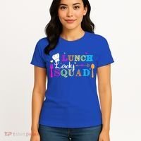 Lunch Lady Squad Cafeteria Worker Teacher Appreciation Women's T-Shirt thumb 4