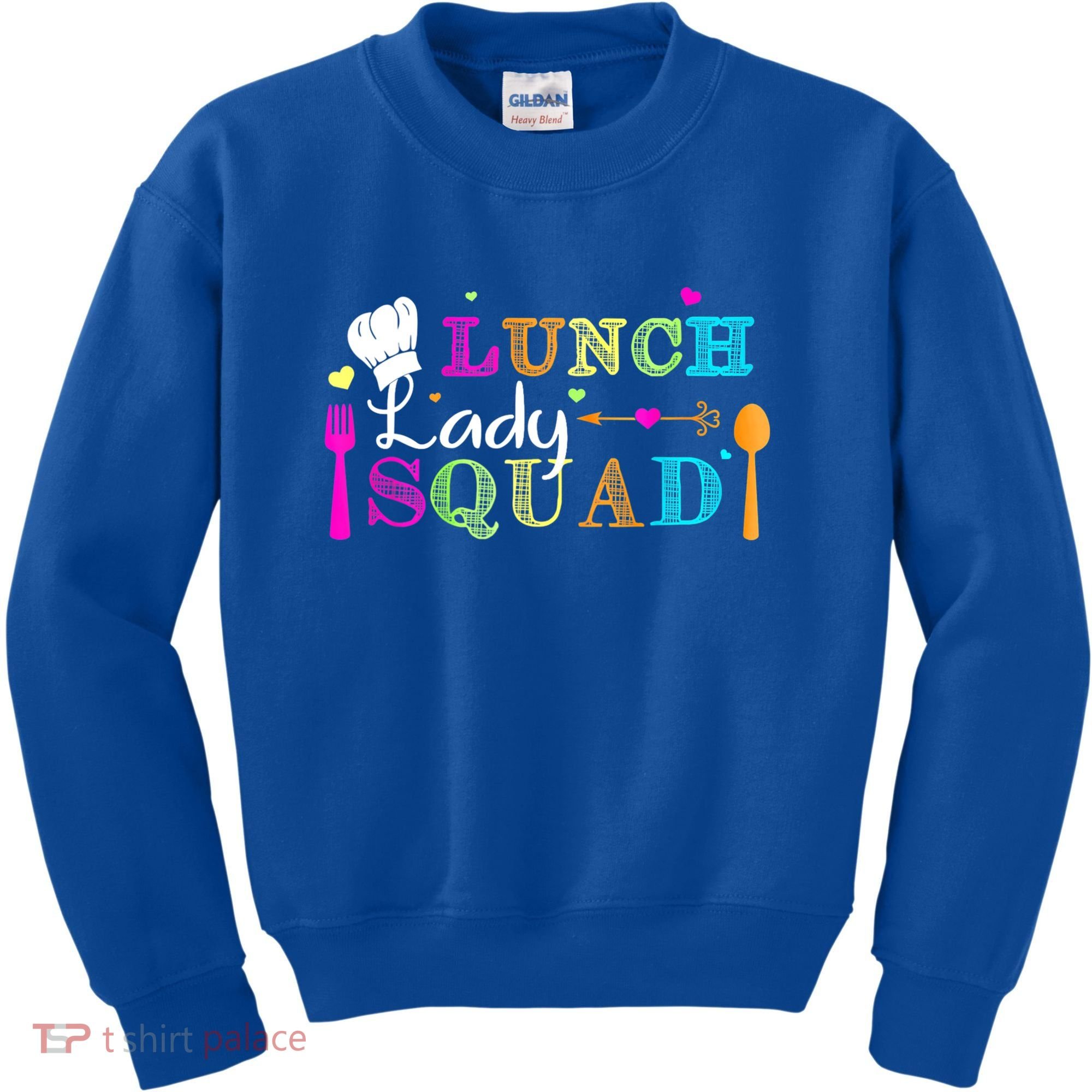 Lunch Lady Squad Cafeteria Worker Teacher Appreciation Kids Sweatshirt