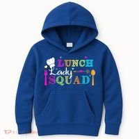 Lunch Lady Squad Cafeteria Worker Teacher Appreciation Kids Hoodie thumb 0