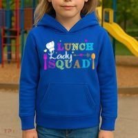 Lunch Lady Squad Cafeteria Worker Teacher Appreciation Kids Hoodie thumb 3