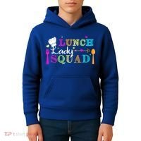 Lunch Lady Squad Cafeteria Worker Teacher Appreciation Kids Hoodie thumb 4