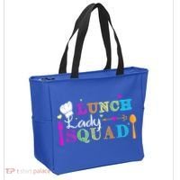 Lunch Lady Squad Cafeteria Worker Teacher Appreciation Tote Bag thumb 2
