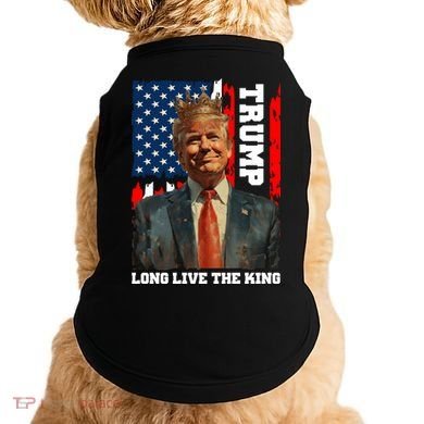 LONG LIVE THE KING TRUMP Doggie Tank