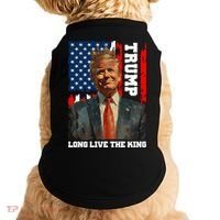 LONG LIVE THE KING TRUMP Doggie Tank thumb 0