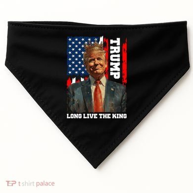LONG LIVE THE KING TRUMP USA-Made Doggie Bandana