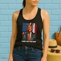 LONG LIVE THE KING TRUMP Women's Tank Top thumb 2