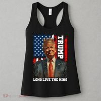 LONG LIVE THE KING TRUMP Women's Tank Top thumb 3