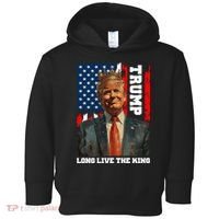 LONG LIVE THE KING TRUMP Toddler Hoodie thumb 0