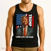 LONG LIVE THE KING TRUMP Tank Top thumb 3