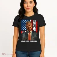 LONG LIVE THE KING TRUMP Women's T-Shirt thumb 4