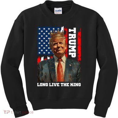 LONG LIVE THE KING TRUMP Kids Sweatshirt