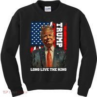 LONG LIVE THE KING TRUMP Kids Sweatshirt thumb 0