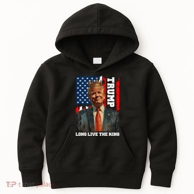LONG LIVE THE KING TRUMP Kids Hoodie