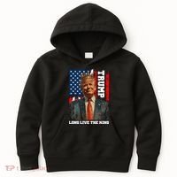 LONG LIVE THE KING TRUMP Kids Hoodie thumb 0