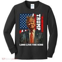 LONG LIVE THE KING TRUMP Kids Long Sleeve Shirt thumb 0