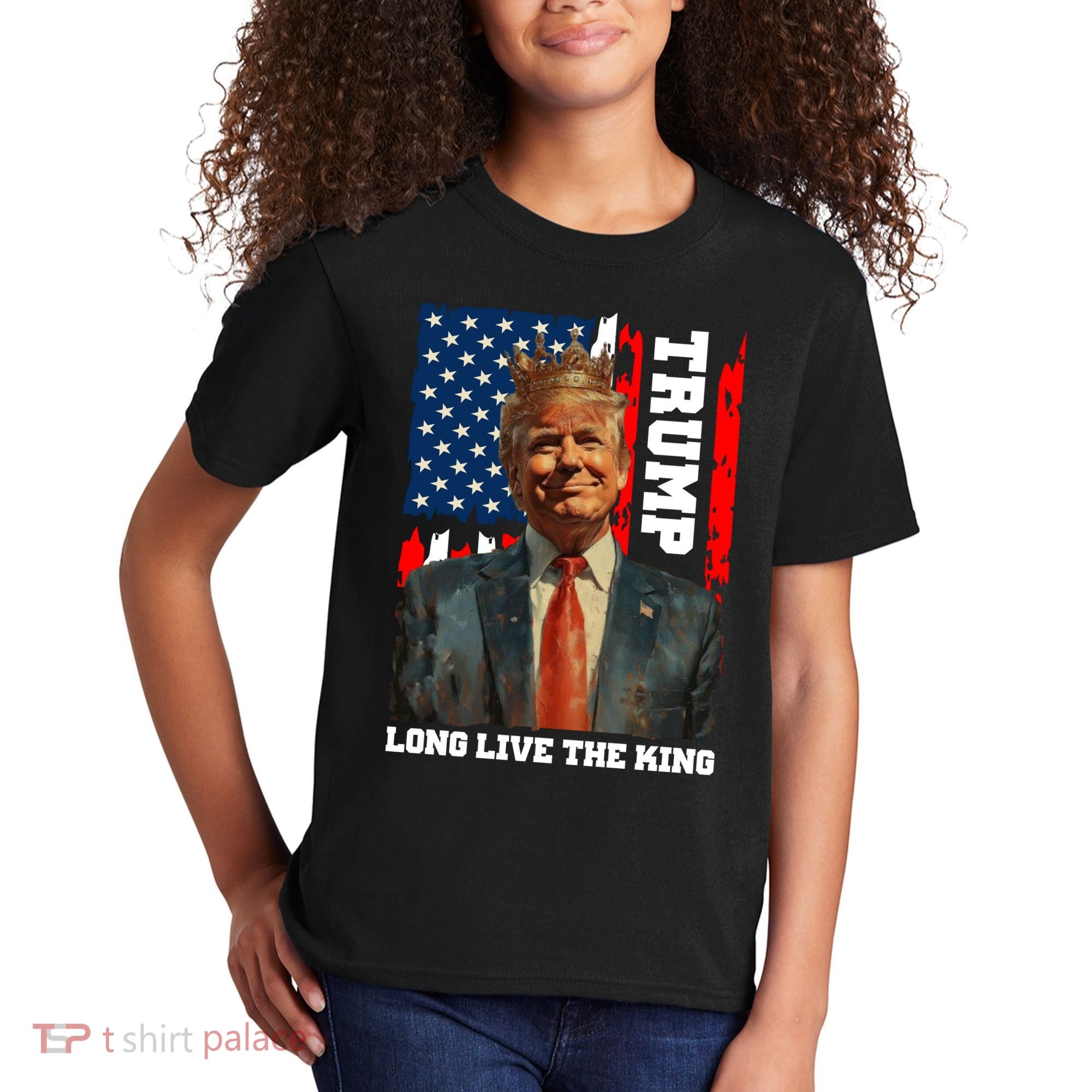LONG LIVE THE KING TRUMP Kids T-Shirt