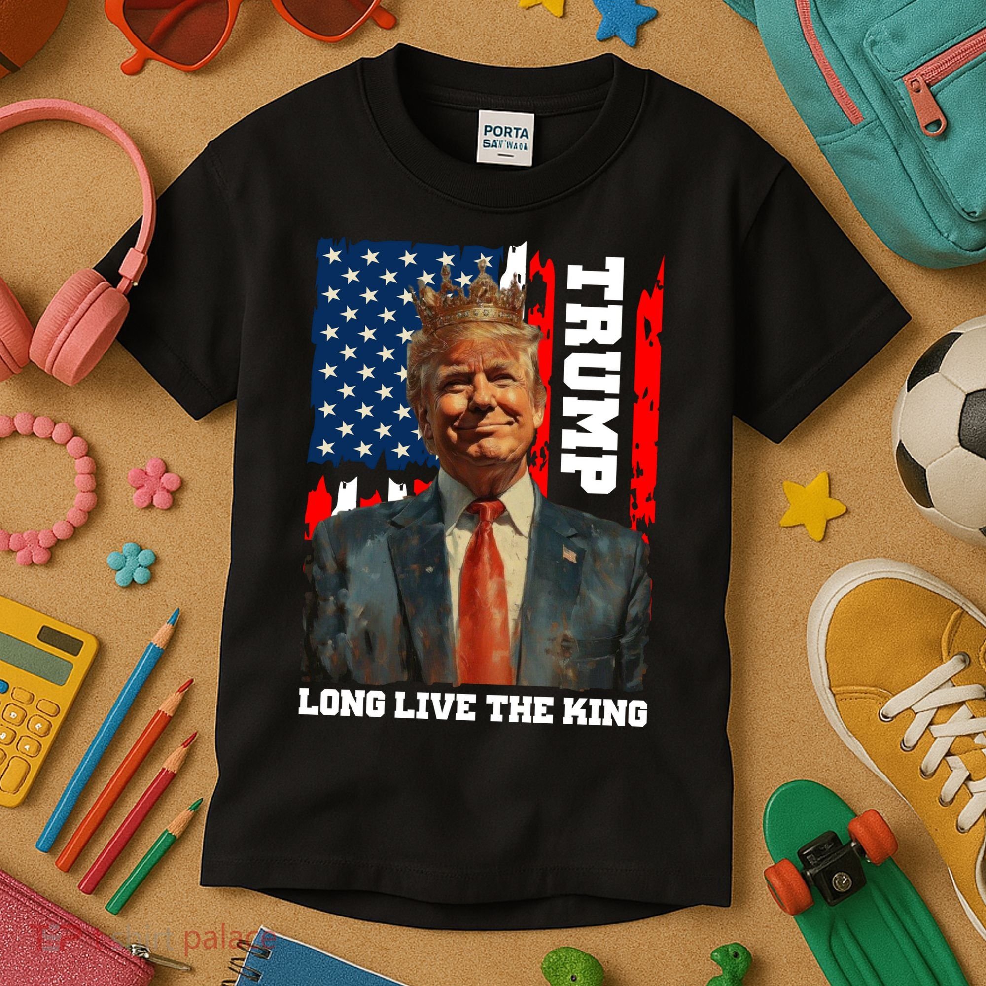 LONG LIVE THE KING TRUMP Kids T-Shirt