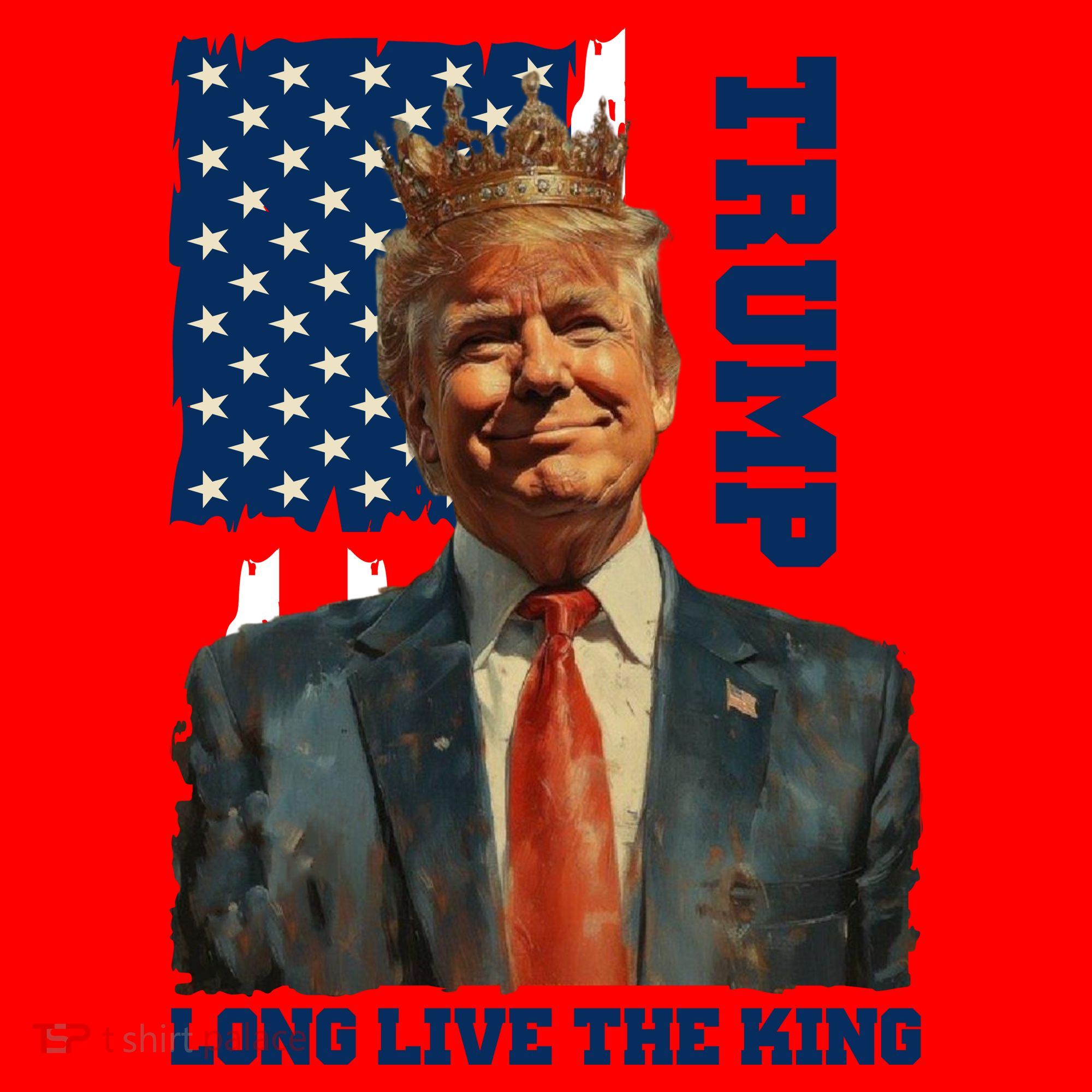 LONG LIVE THE KING TRUMP Santa Hat