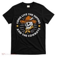 Long Live The Hippies And The Cowboys T-Shirt thumb 0