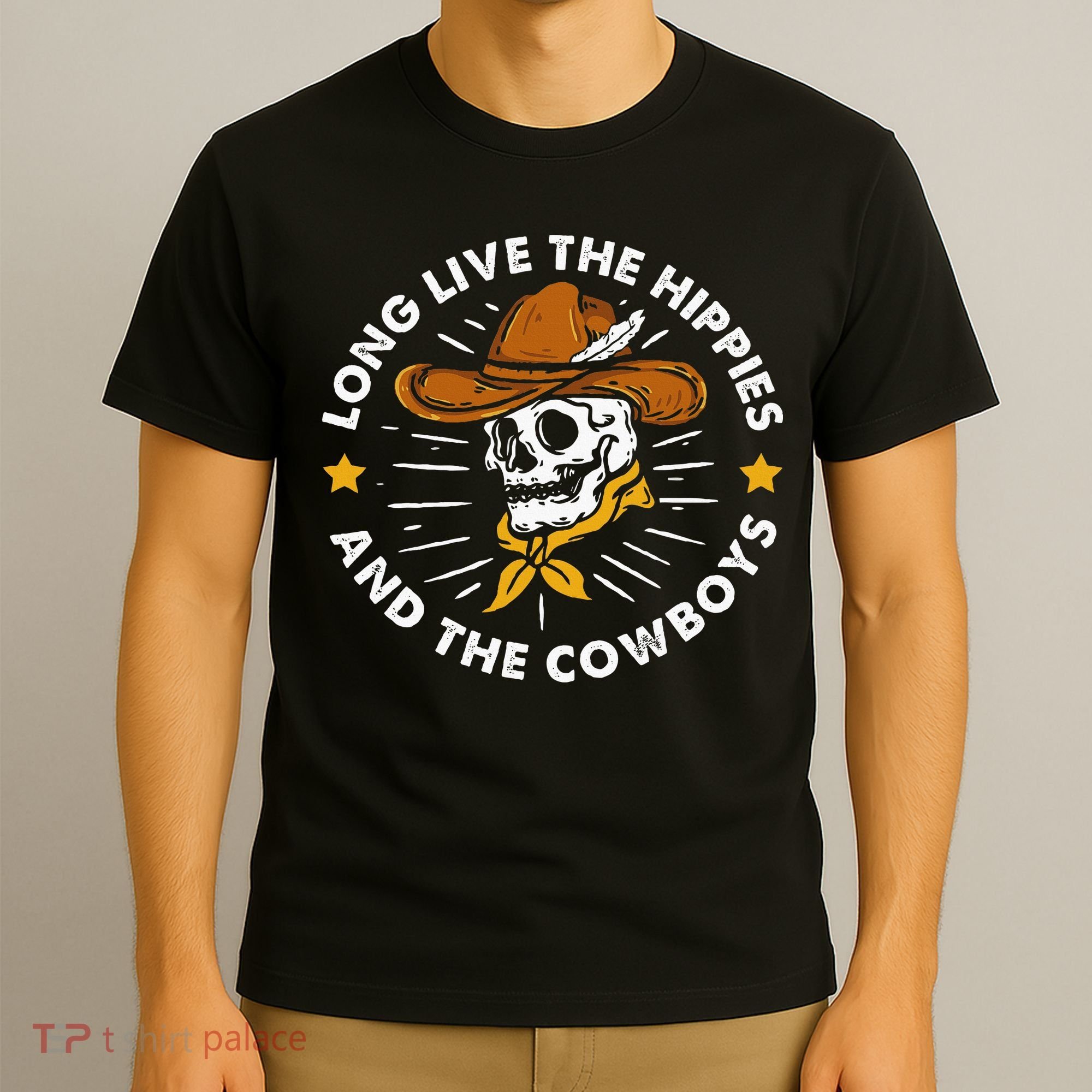Long Live The Hippies And The Cowboys T-Shirt