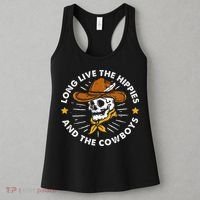 Long Live The Hippies And The Cowboys Women's Tank Top thumb 3