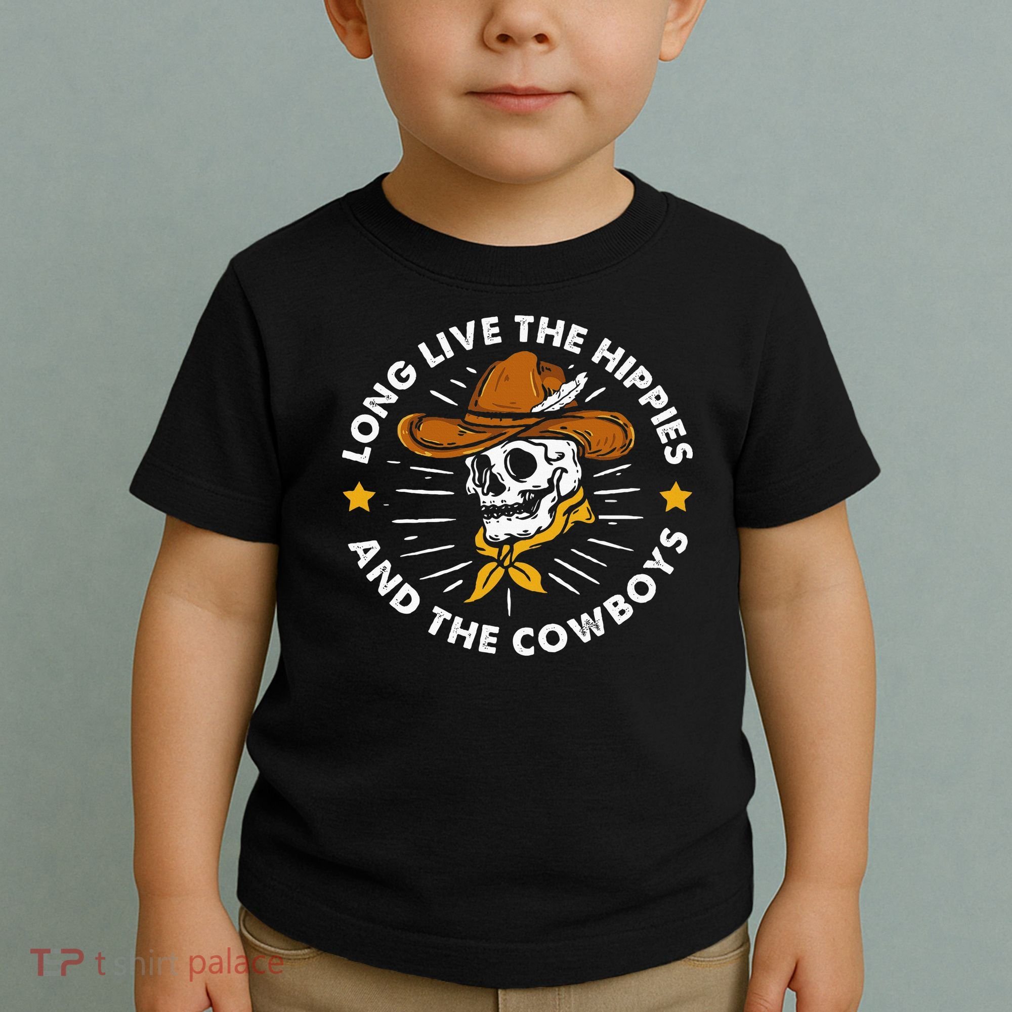 Long Live The Hippies And The Cowboys Toddler T-Shirt
