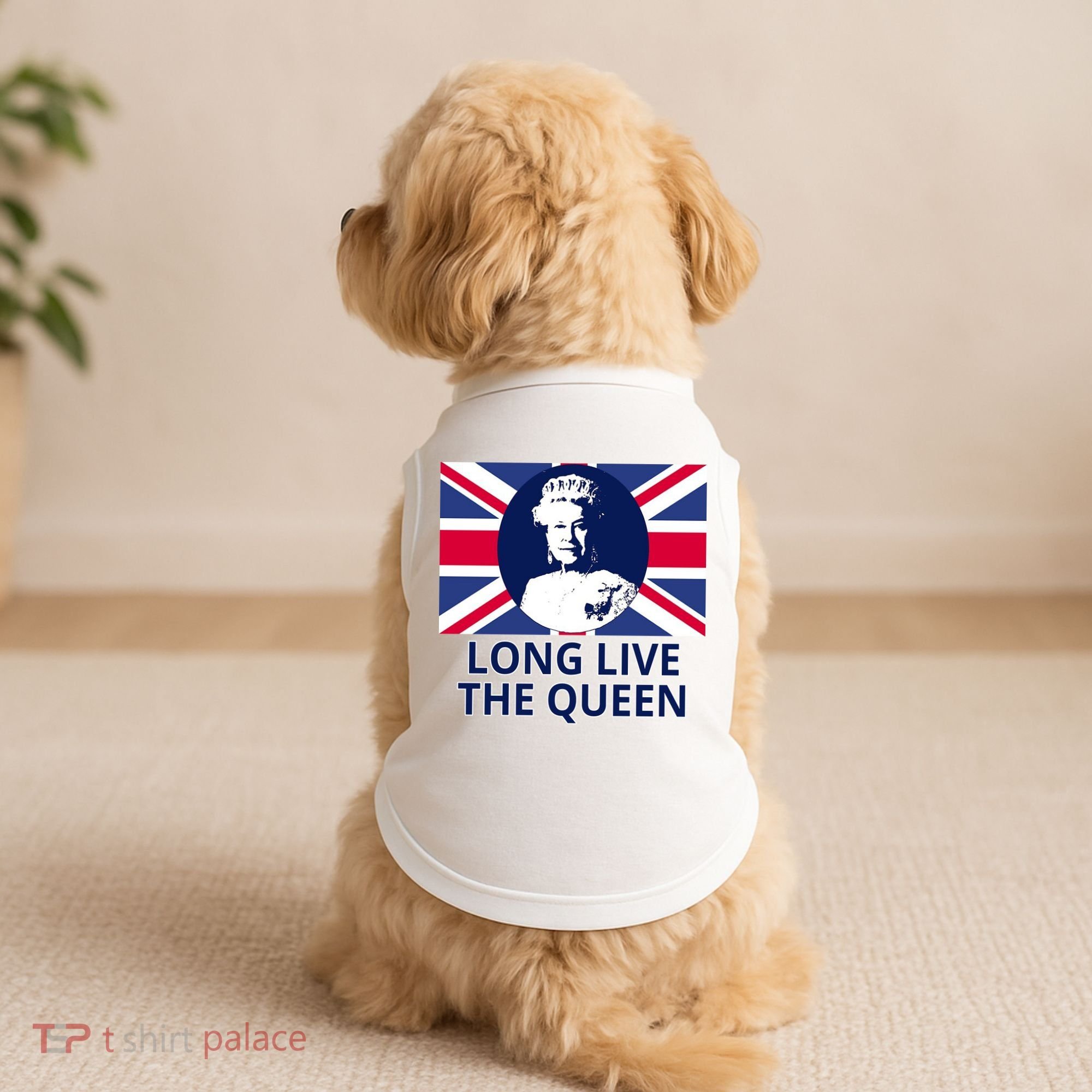 Long Live The Queen Elizabeth Doggie Tank