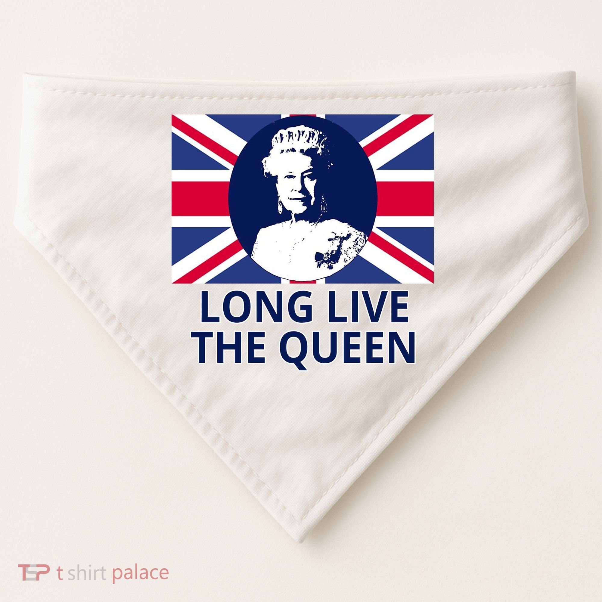 Long Live The Queen Elizabeth USA-Made Doggie Bandana